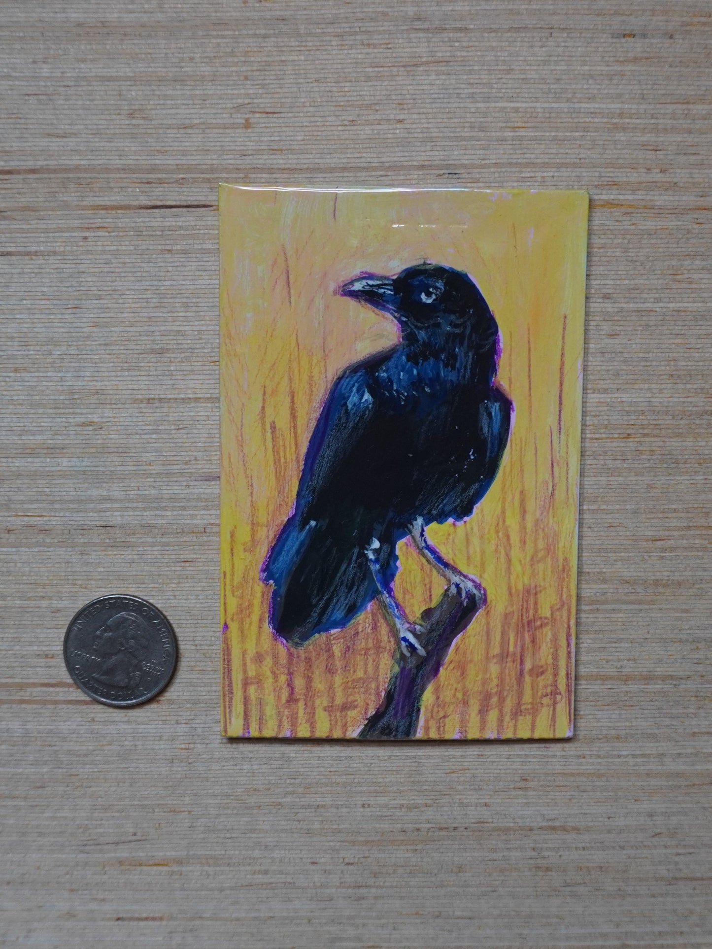 Mini Crow Painting
