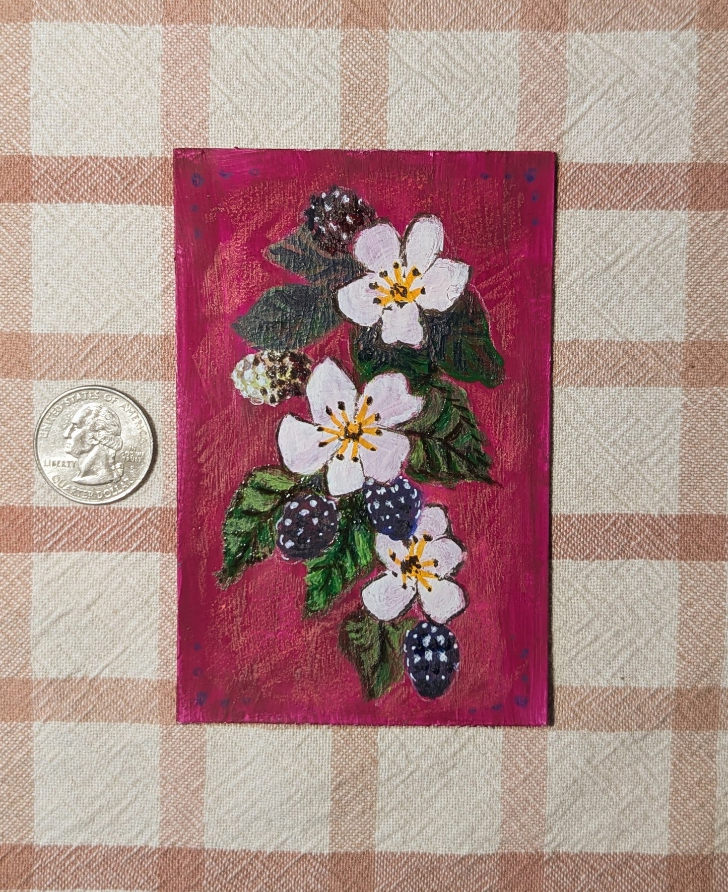 Mini Blackberry Painting