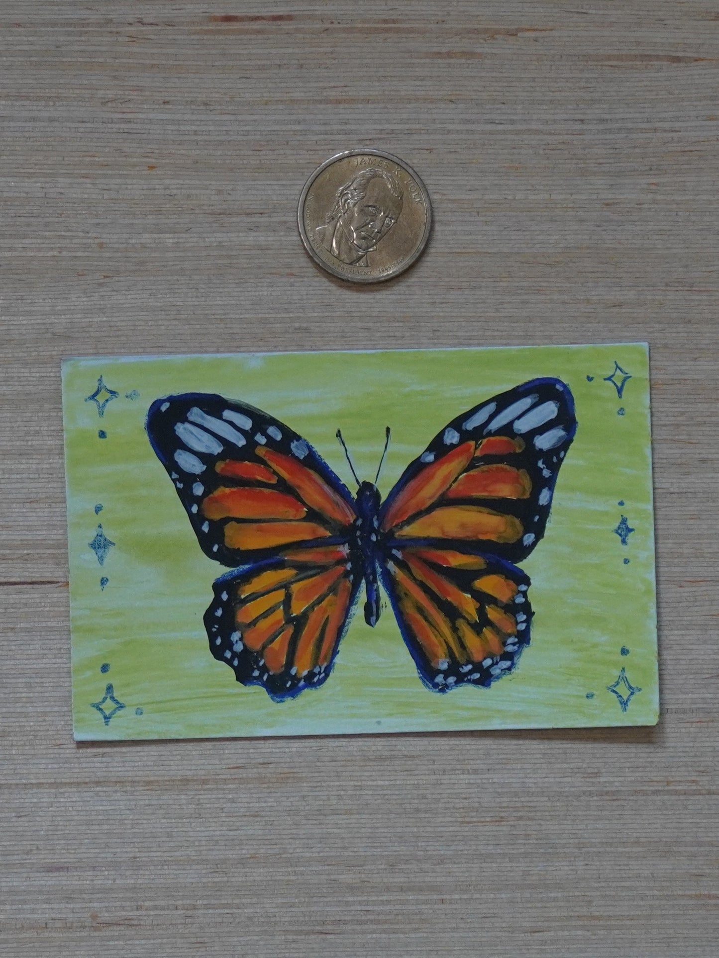 Mini Monarch Painting