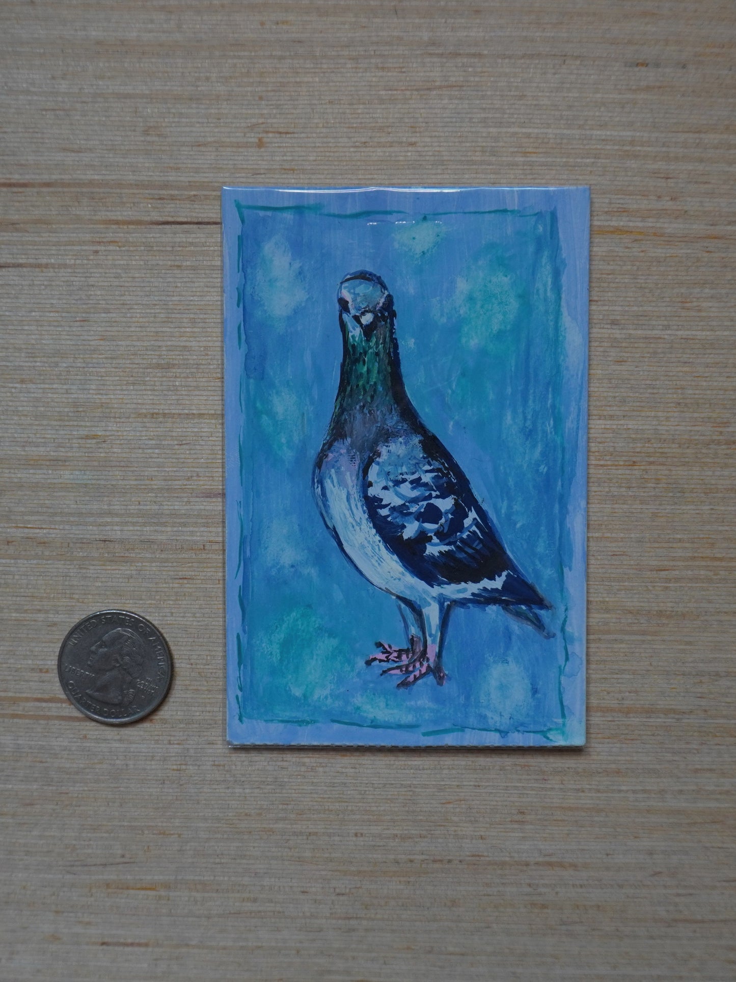 Mini Pigeon Painting