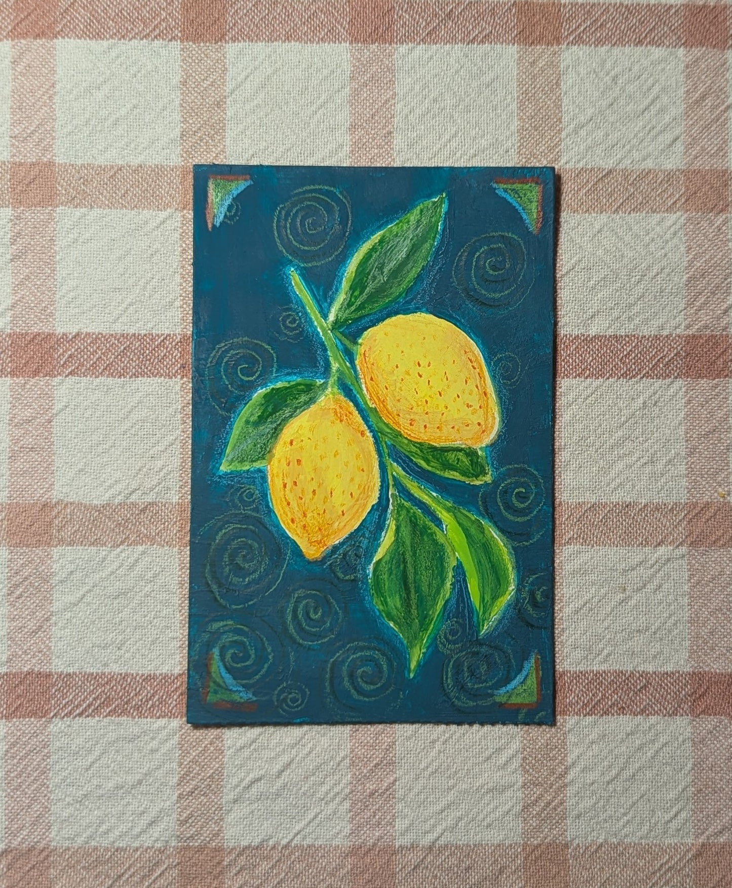 Mini Lemon Painting