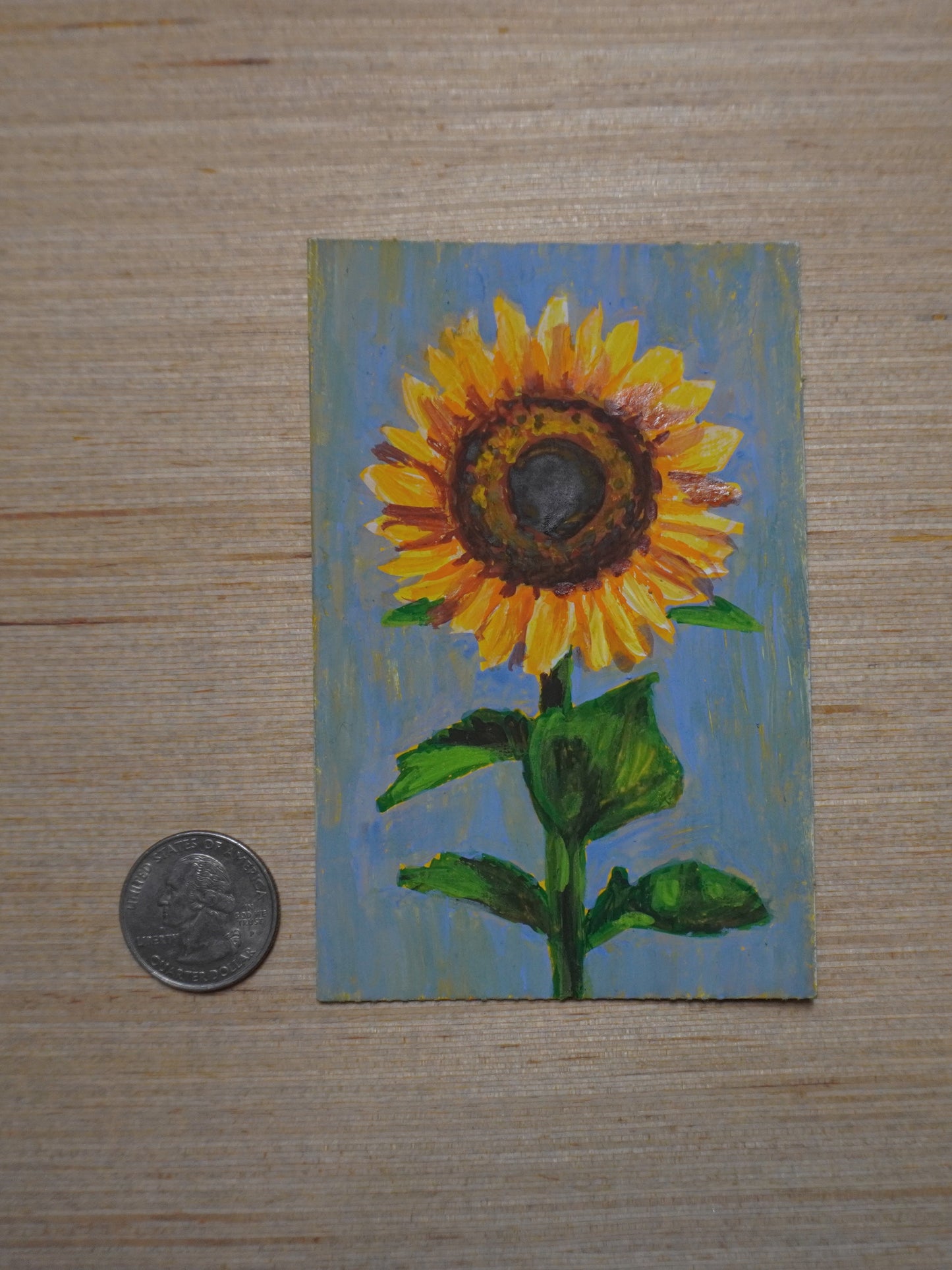 Mini Sunflower Painting