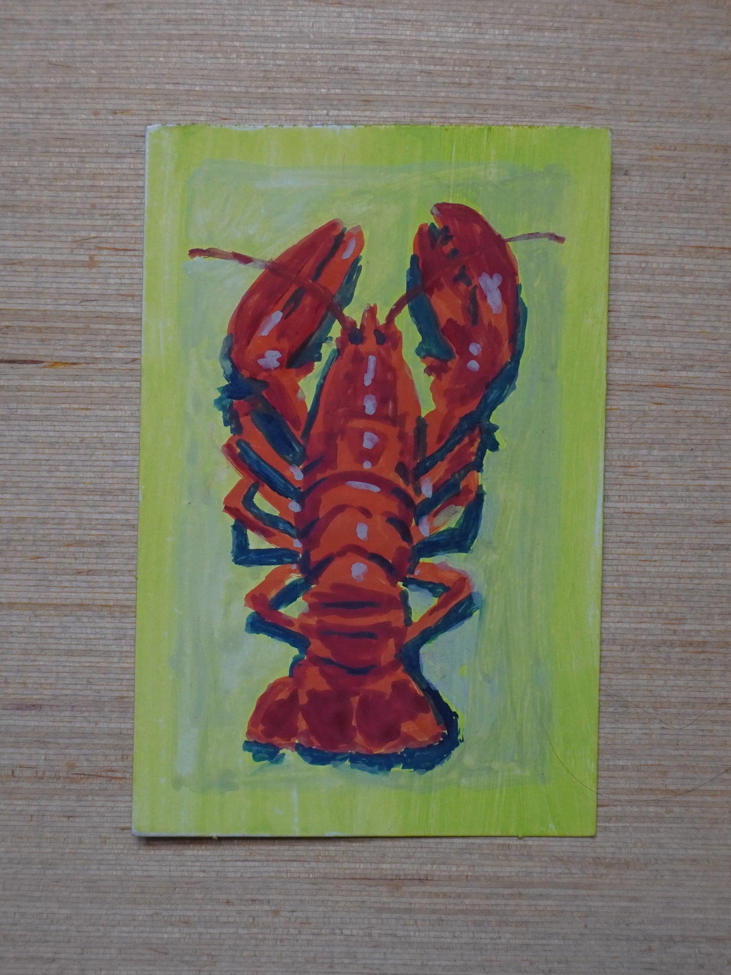 Mini Lobster Painting