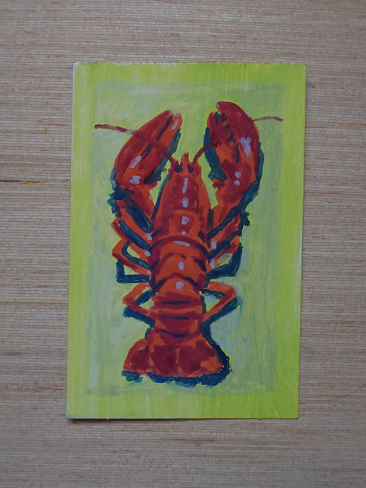 Mini Lobster Painting