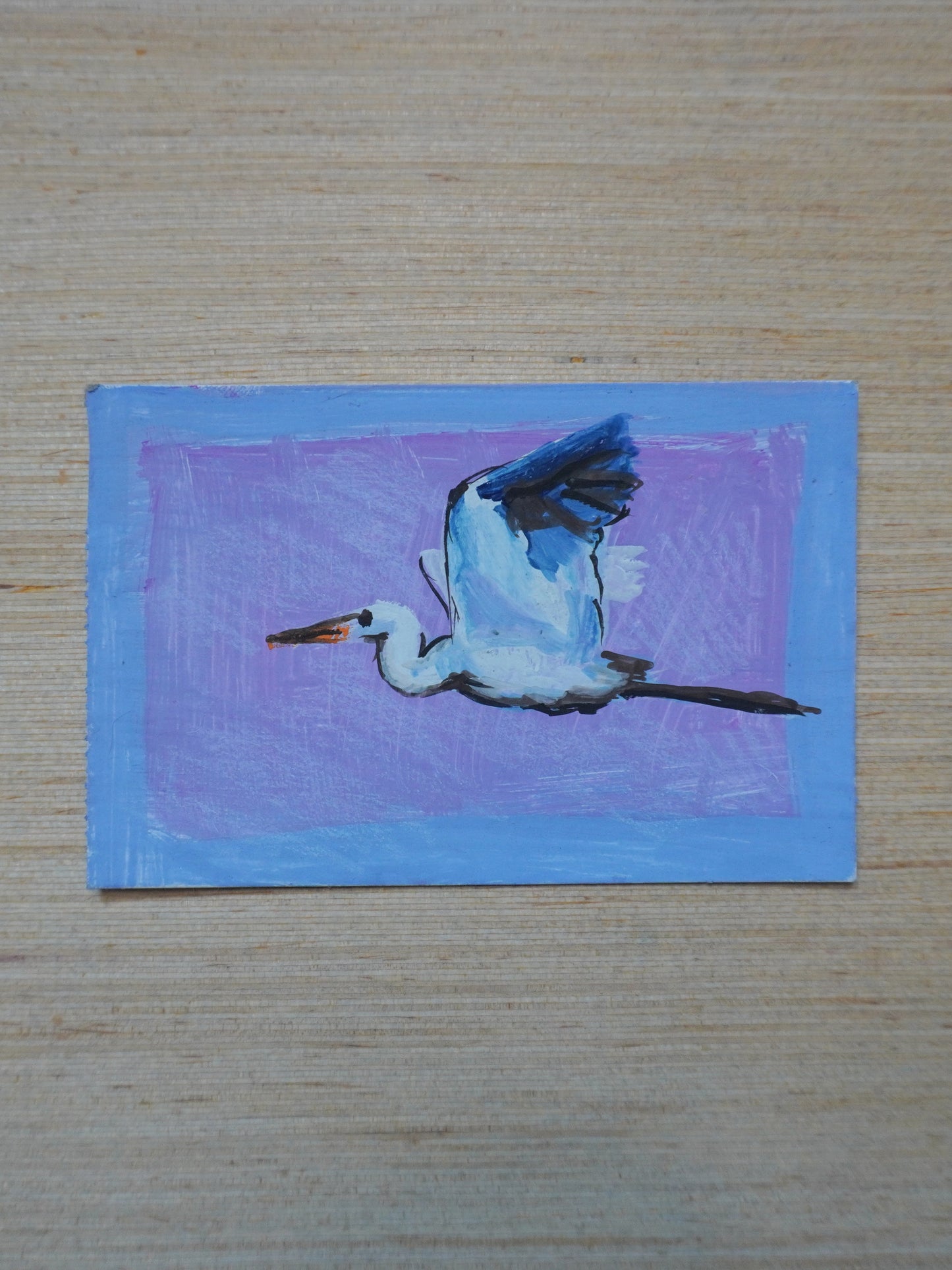 Mini Egret Painting