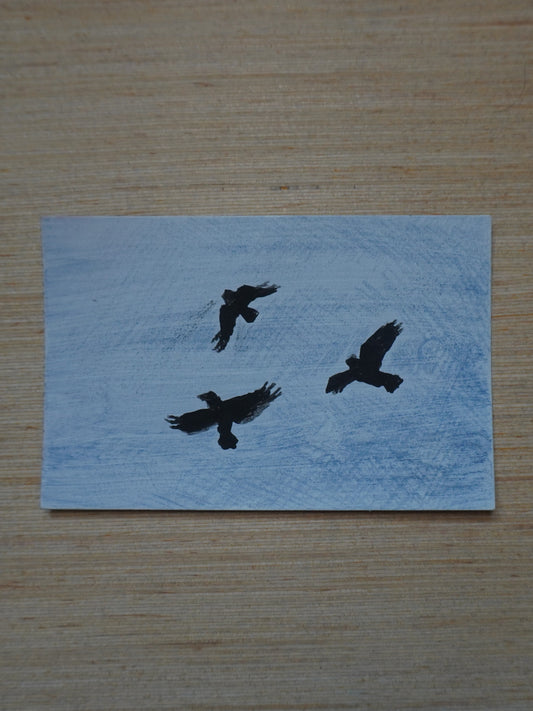 Mini Crow Painting