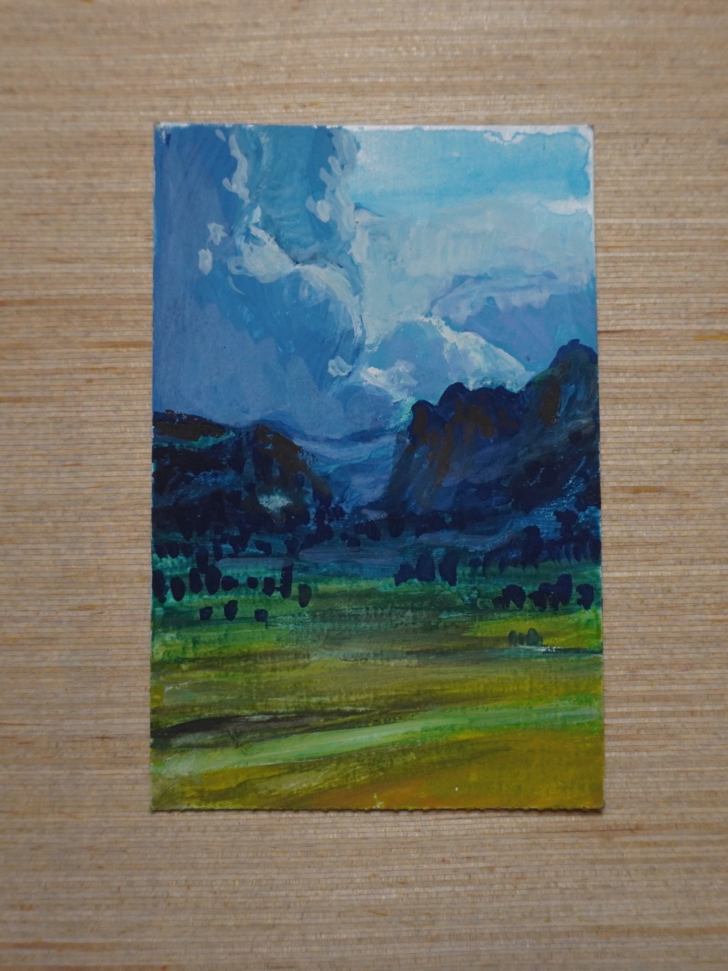 Mini Boulder Colorado #2 Painting