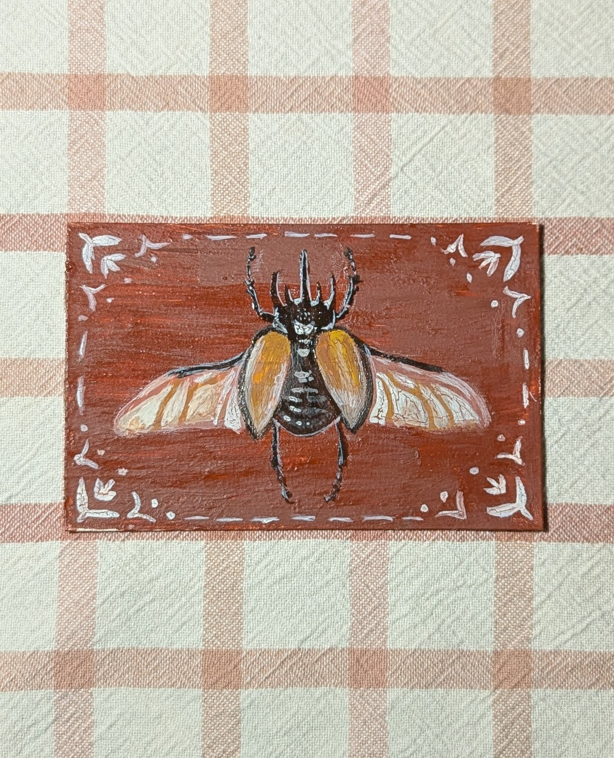 Mini Beetle Painting