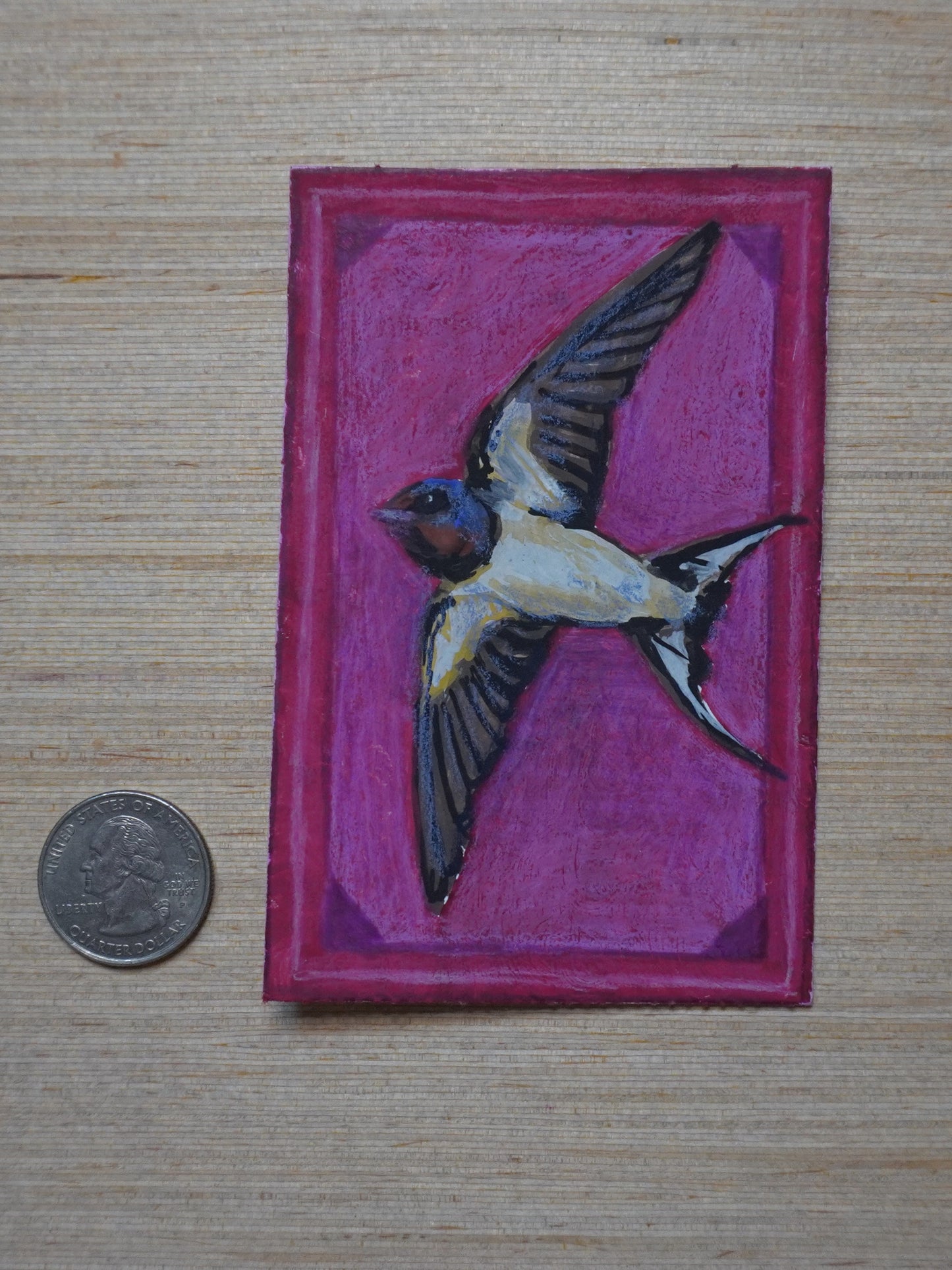 Mini Mockingbird Painting