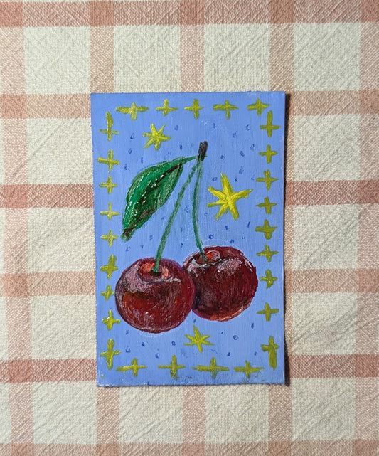 Mini Cherry Painting
