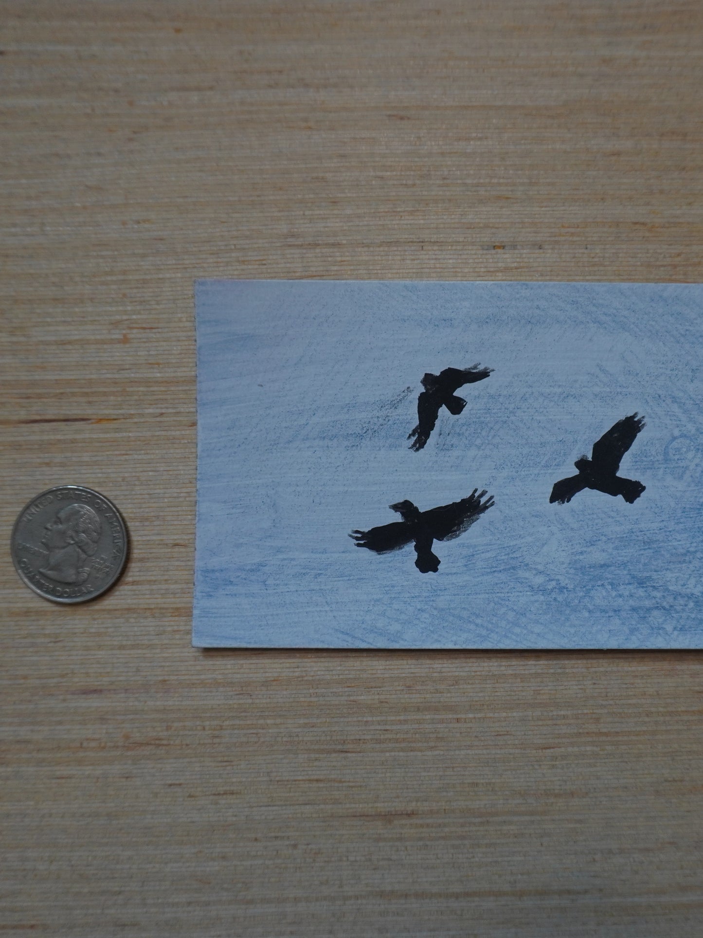 Mini Crow Painting