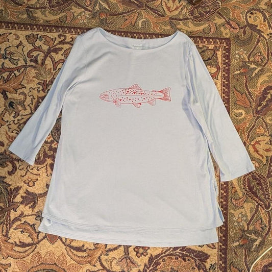 Large Valentine's Trout Long-Sleeve