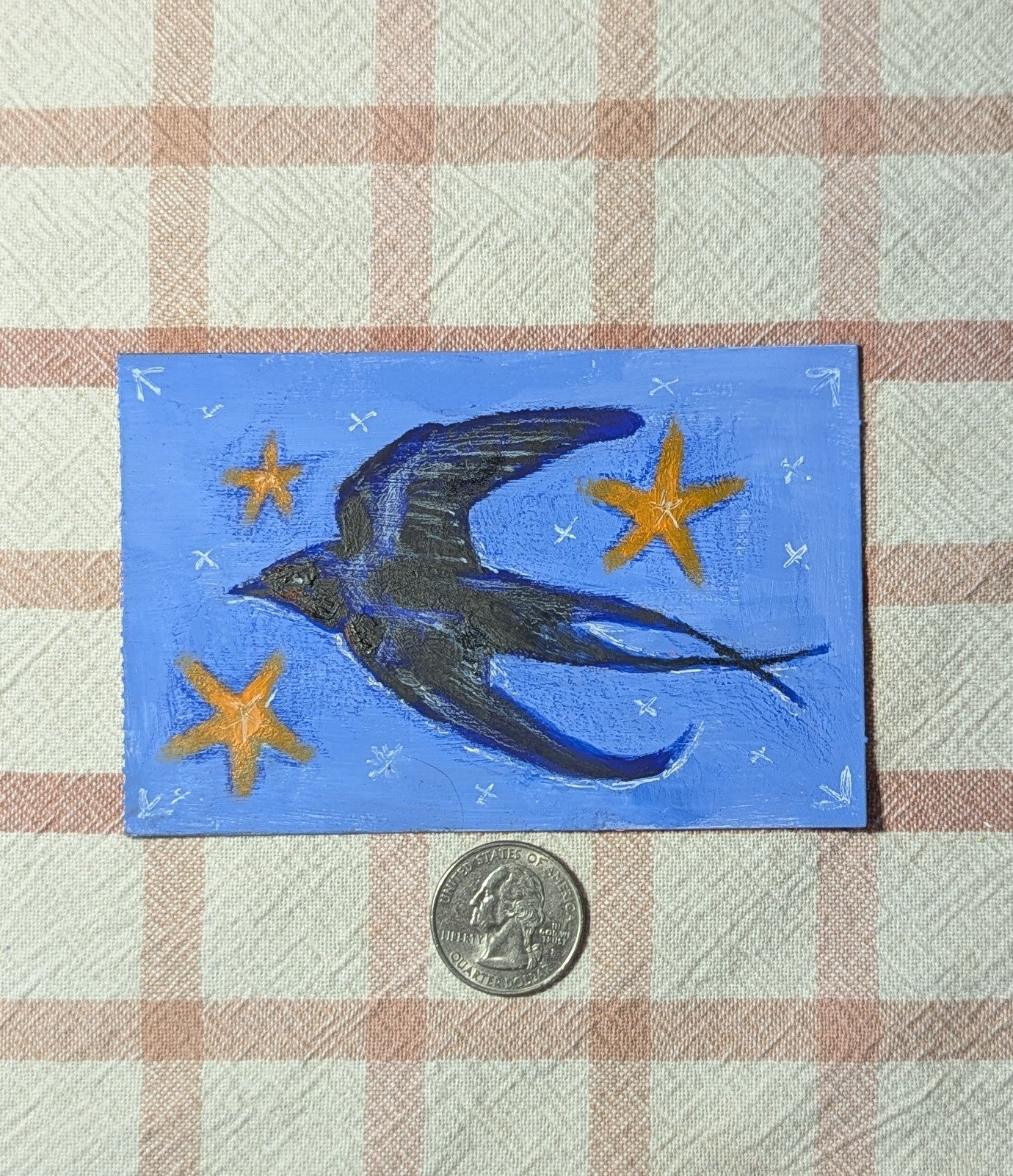 Mini Mockingbird Painting