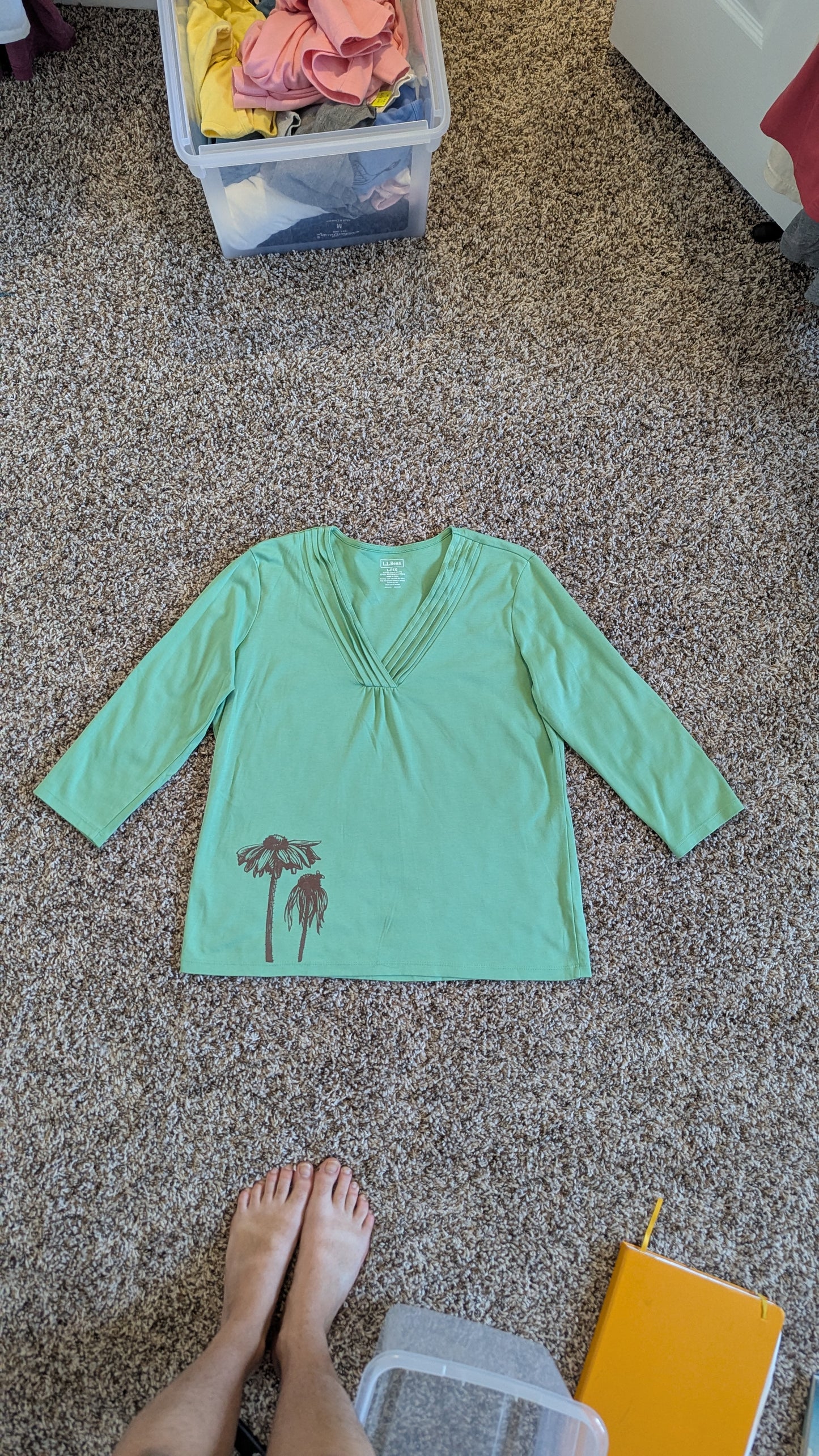 Women's Large Flower Shirt