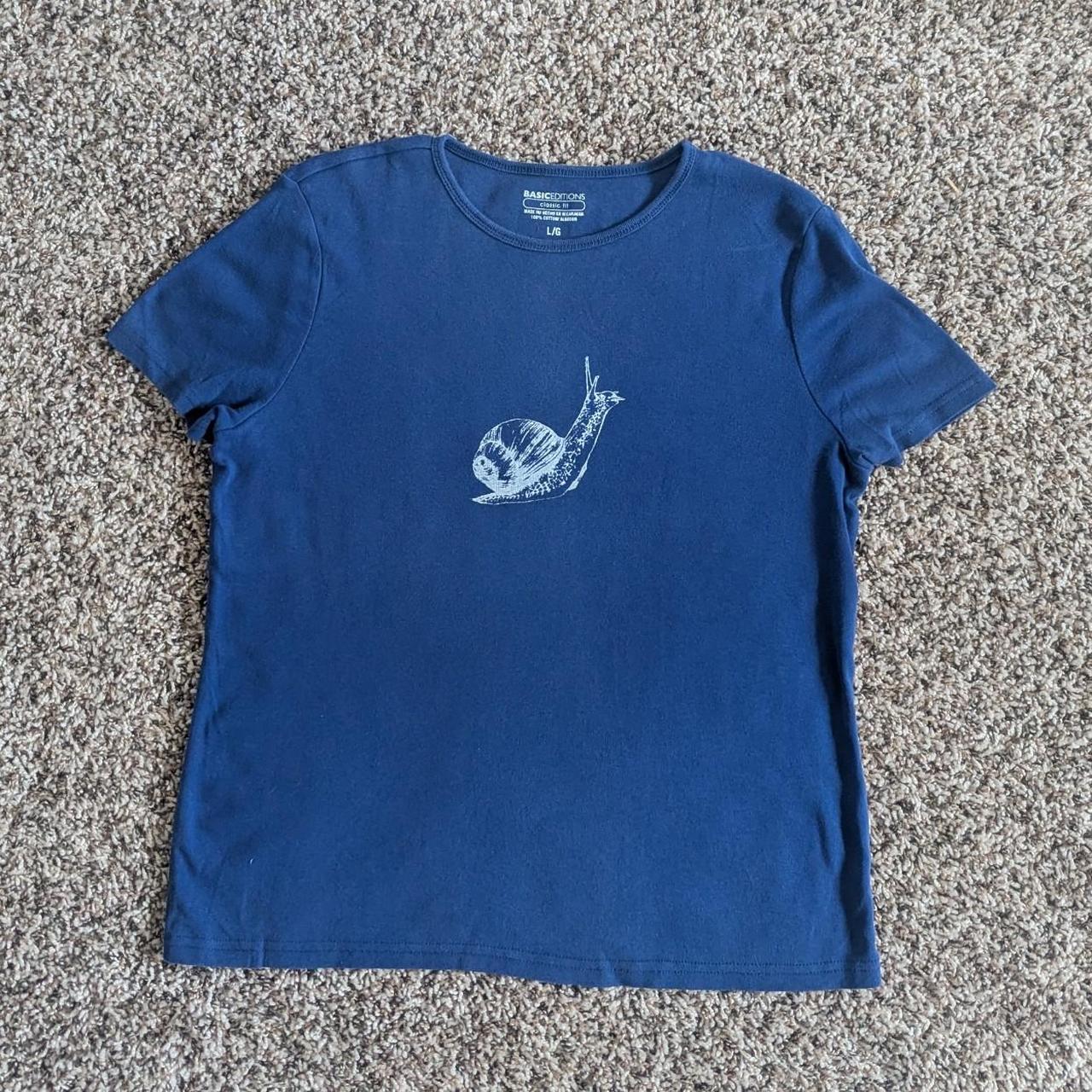 Women's Large Snail T-shirt