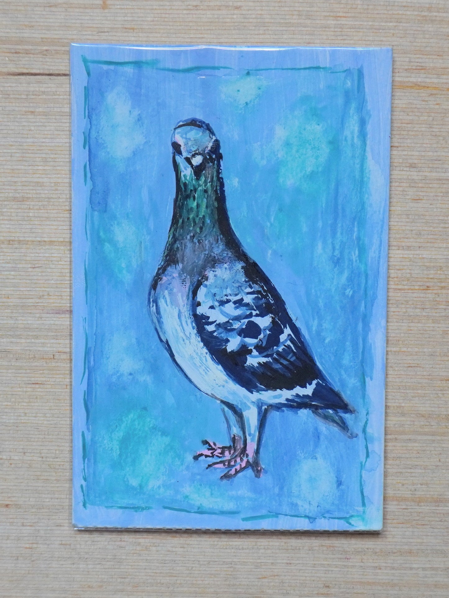 Mini Pigeon Painting