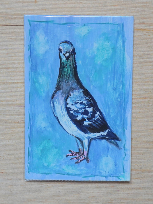 Mini Pigeon Painting