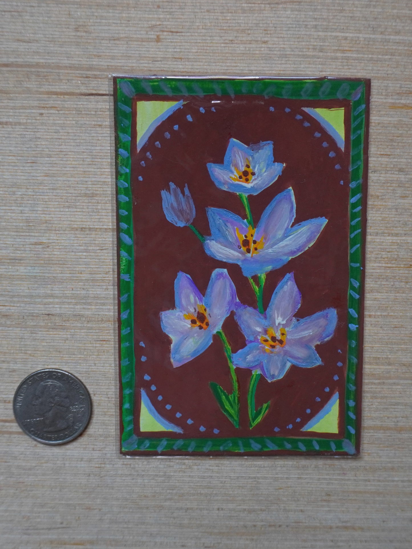 Mini Crocus Painting