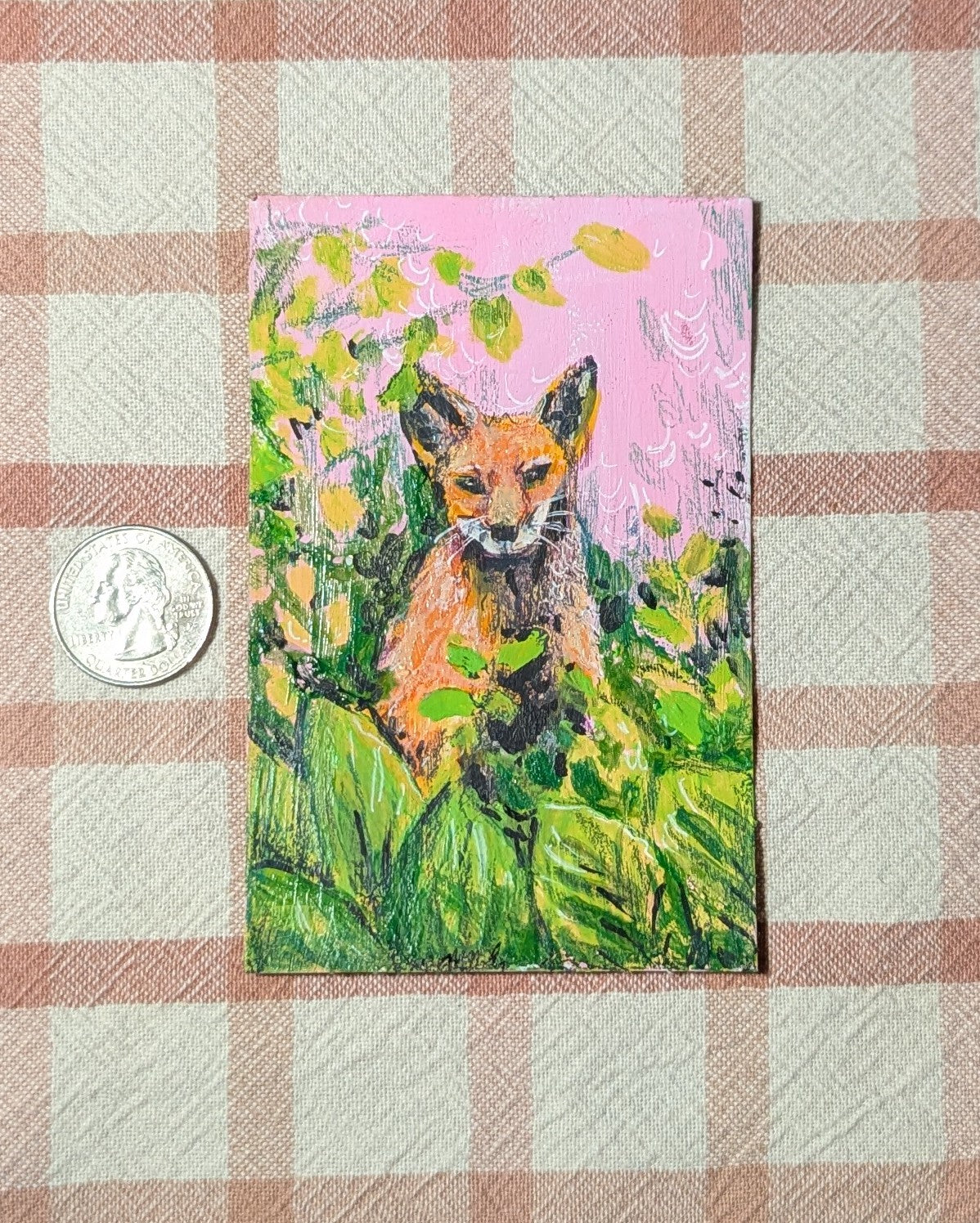 Mini Fox Painting