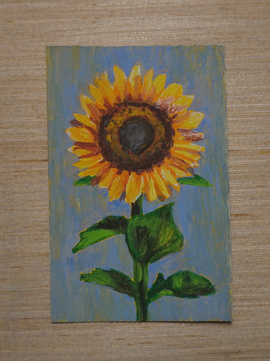 Mini Sunflower Painting