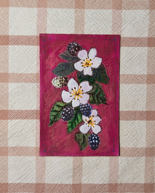 Mini Blackberry Painting