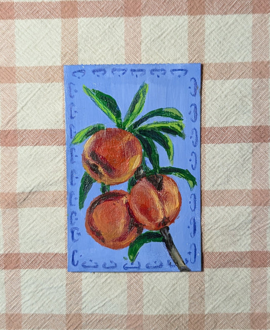 Mini Peach Painting