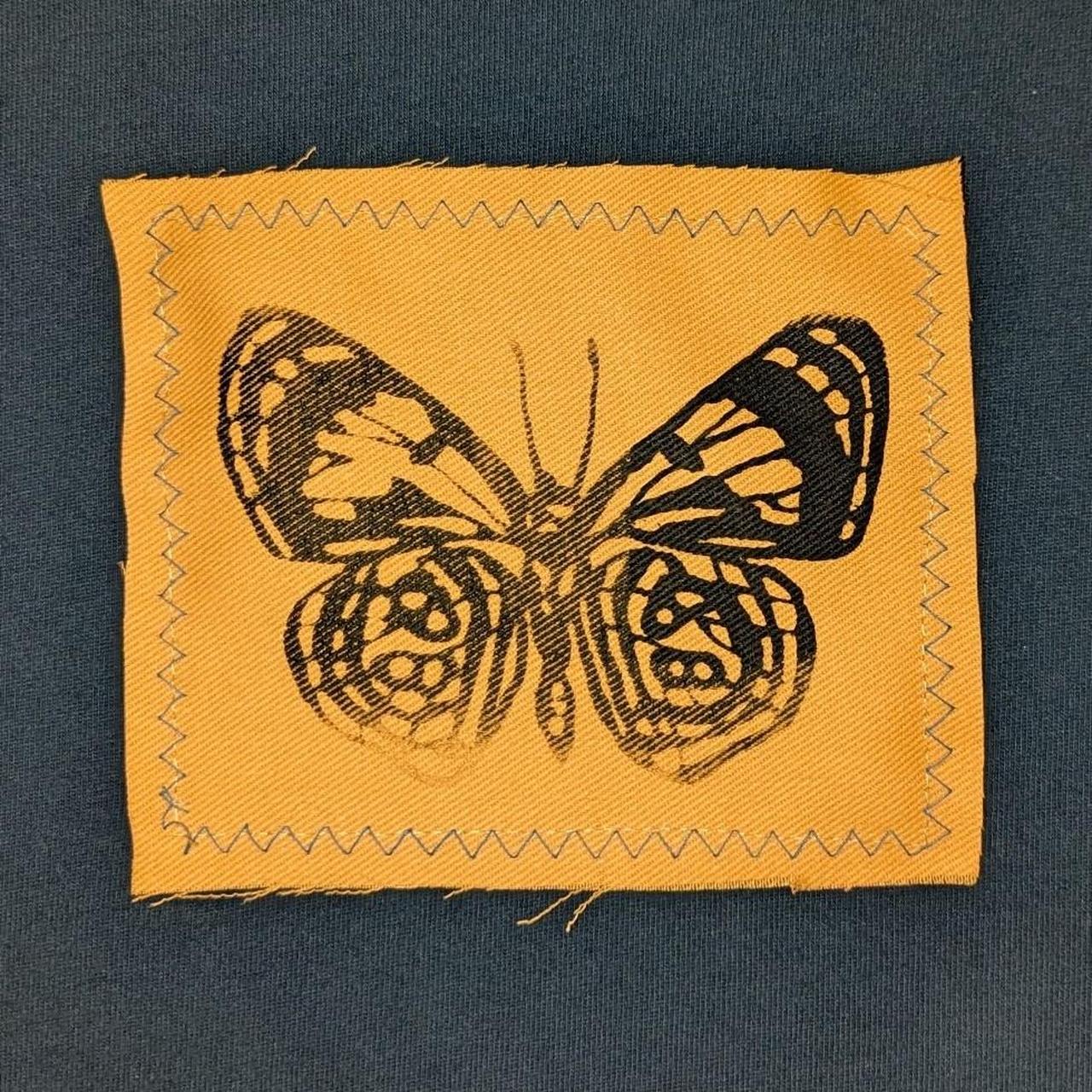 Large Butterfly Patch Long-Sleeve