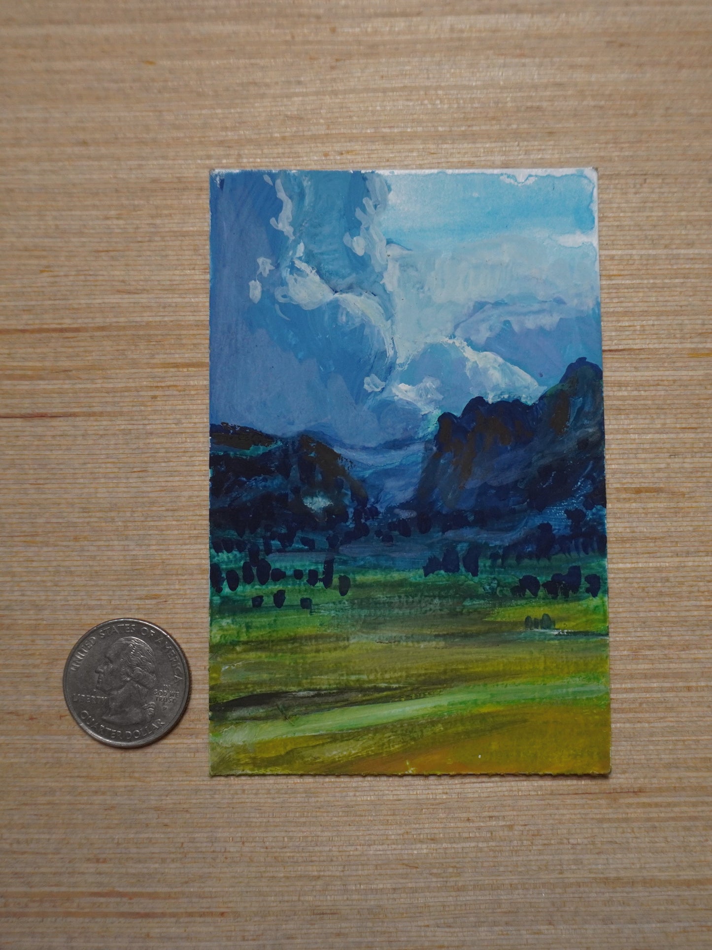 Mini Boulder Colorado #2 Painting