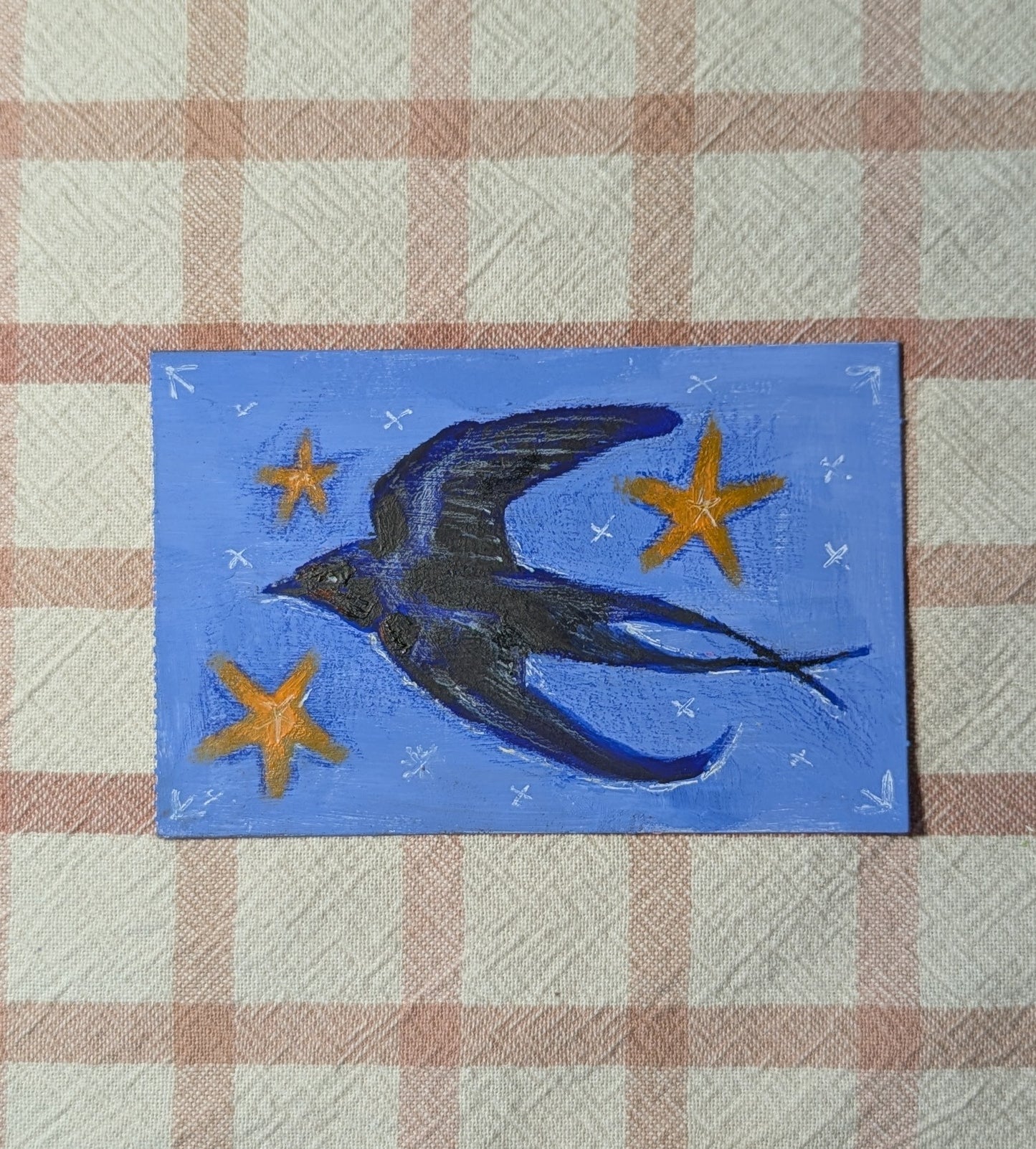 Mini Mockingbird Painting
