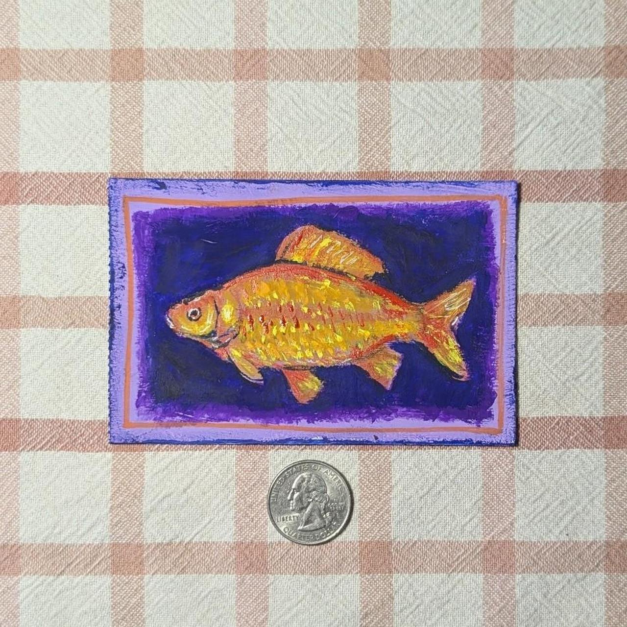 Mini Goldfish Painting
