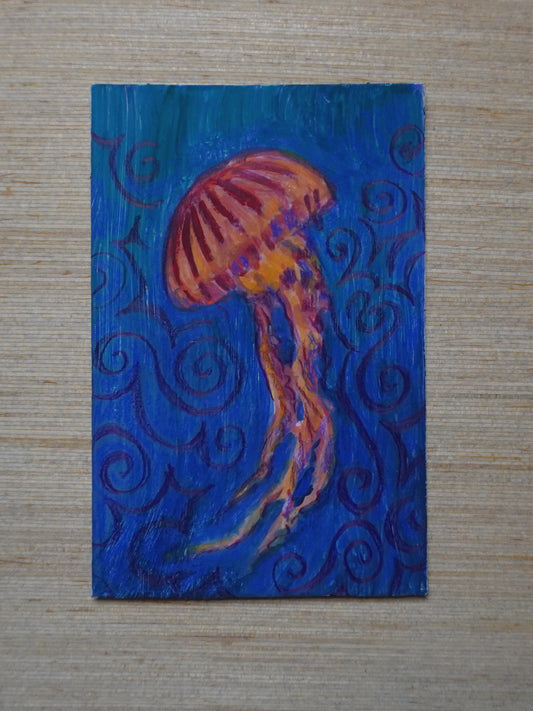 Mini Jellyfish Painting