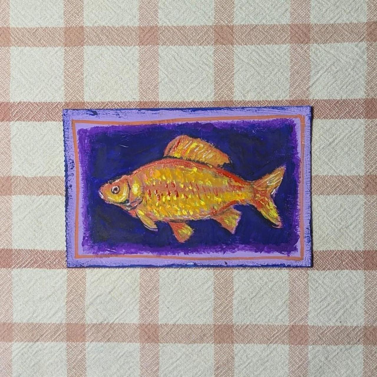 Mini Goldfish Painting