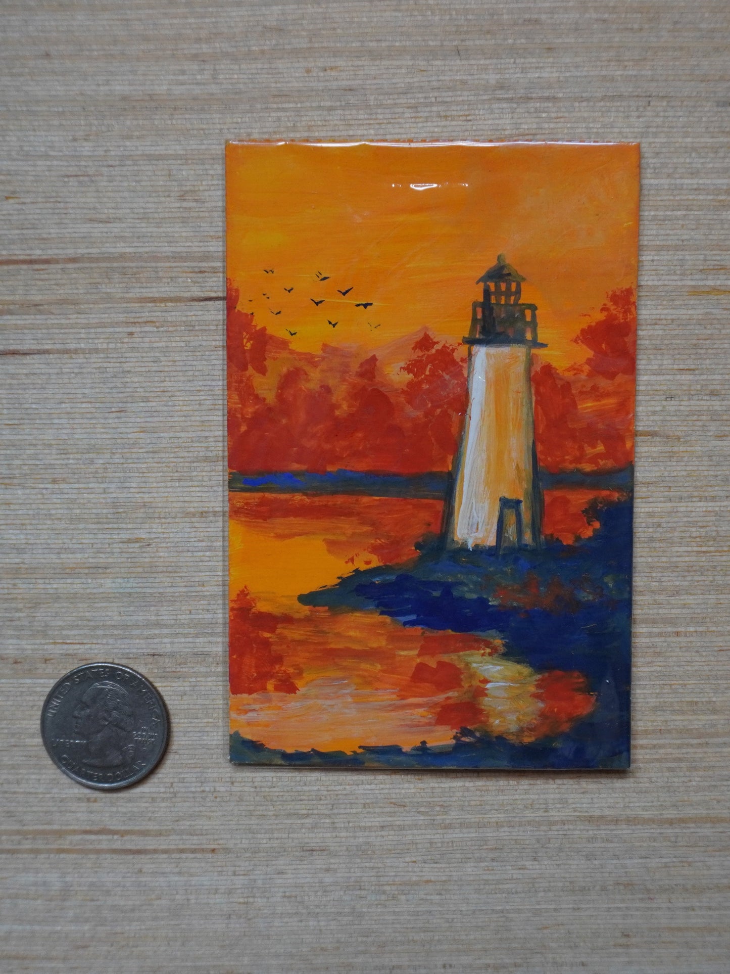 Mini Lighthouse Painting