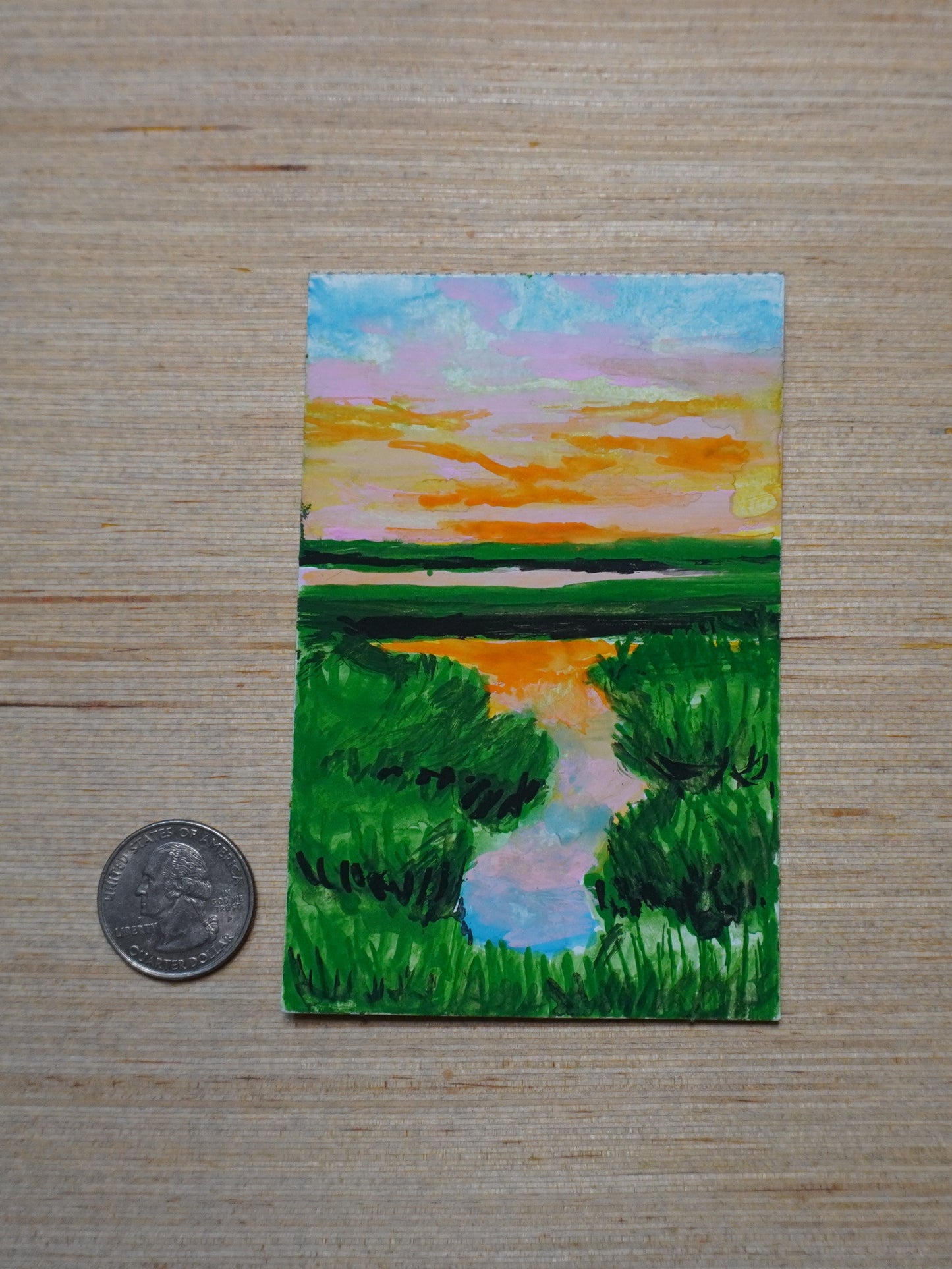 Mini Sunset Painting