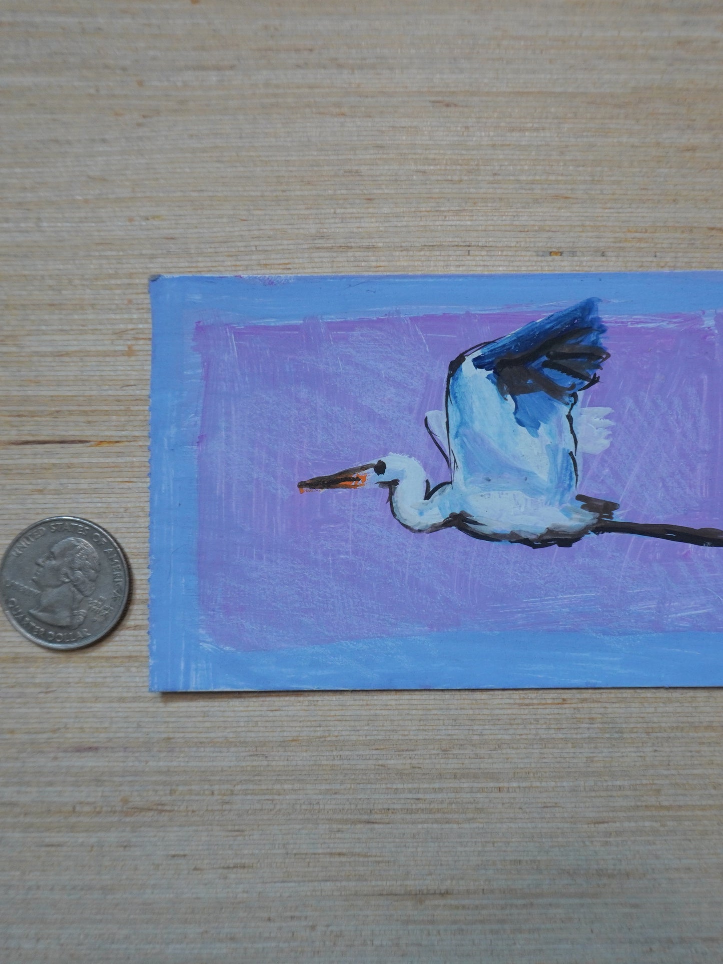 Mini Egret Painting