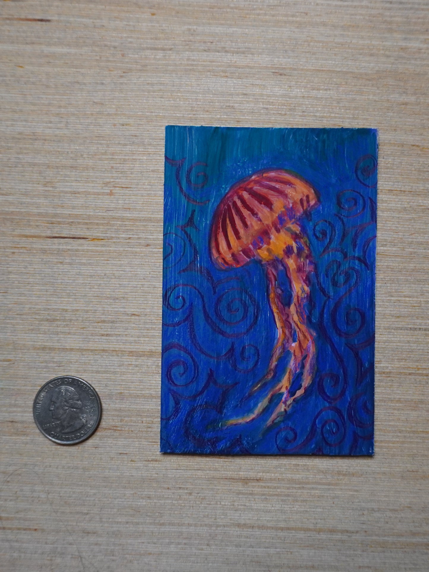 Mini Jellyfish Painting