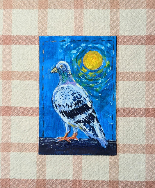 Mini Pigeon Painting