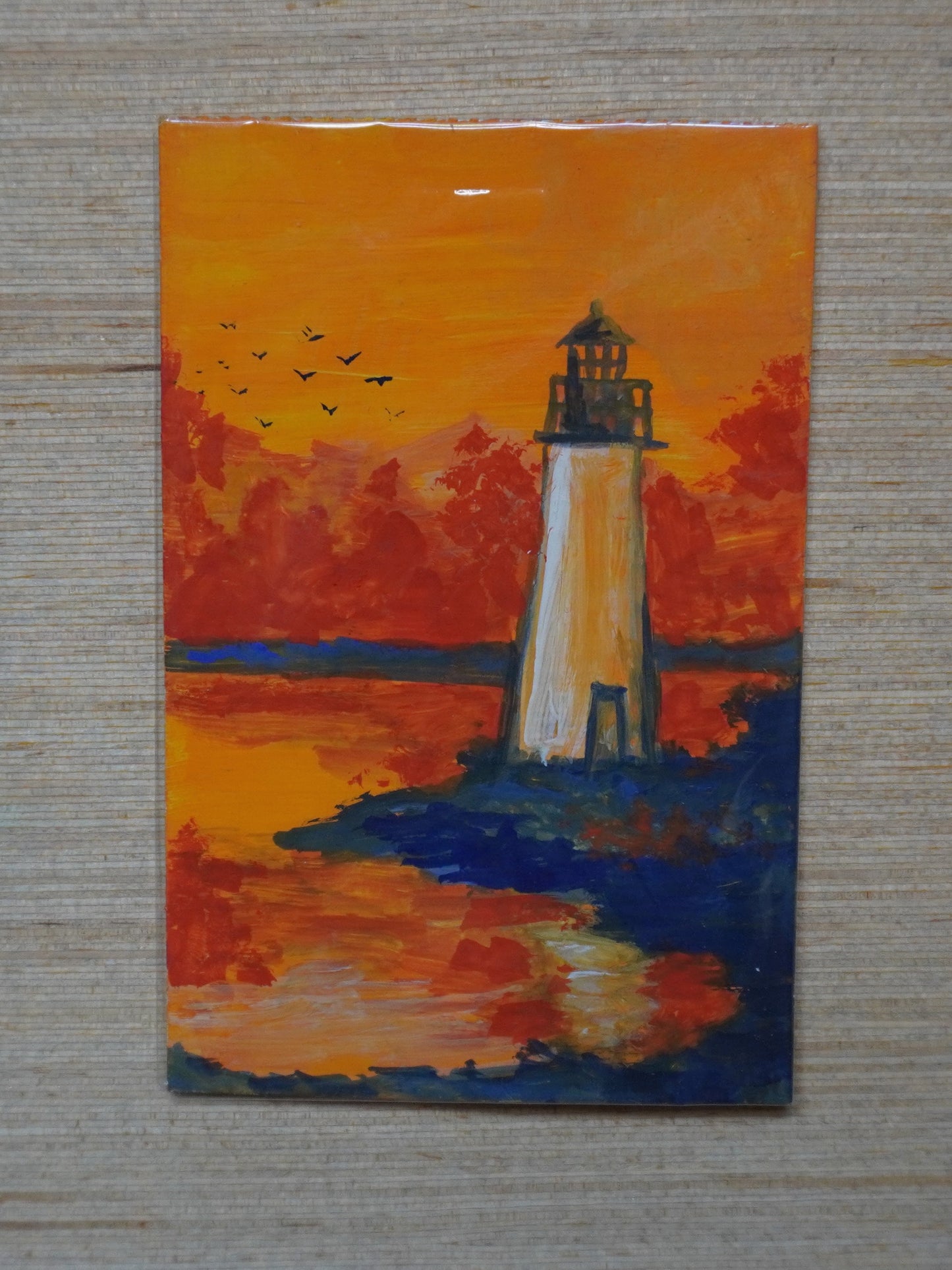 Mini Lighthouse Painting