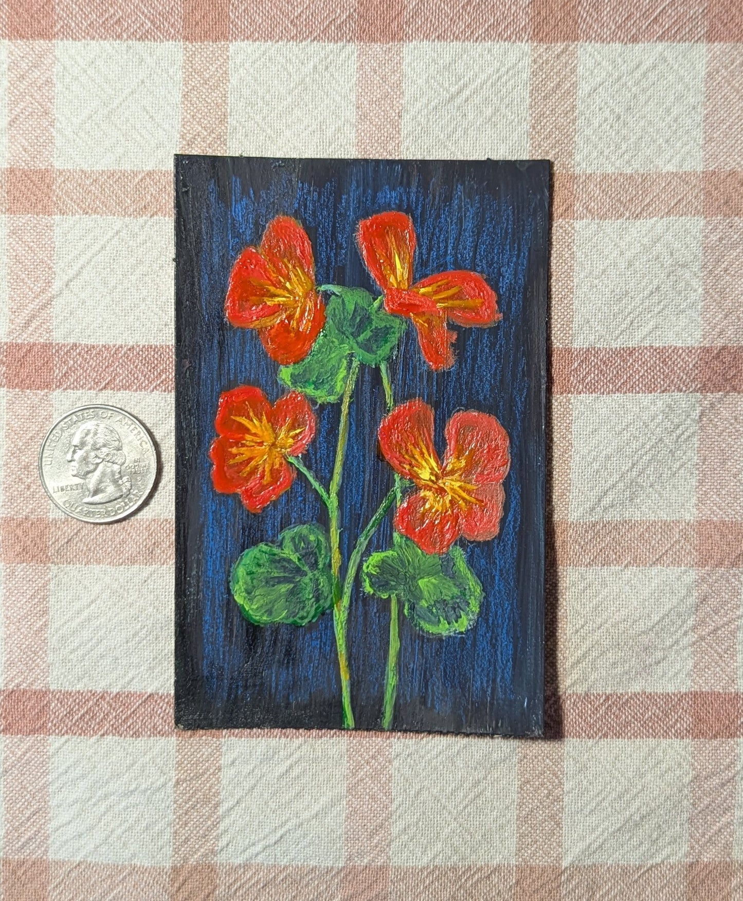 Mini Nasturtiums Painting