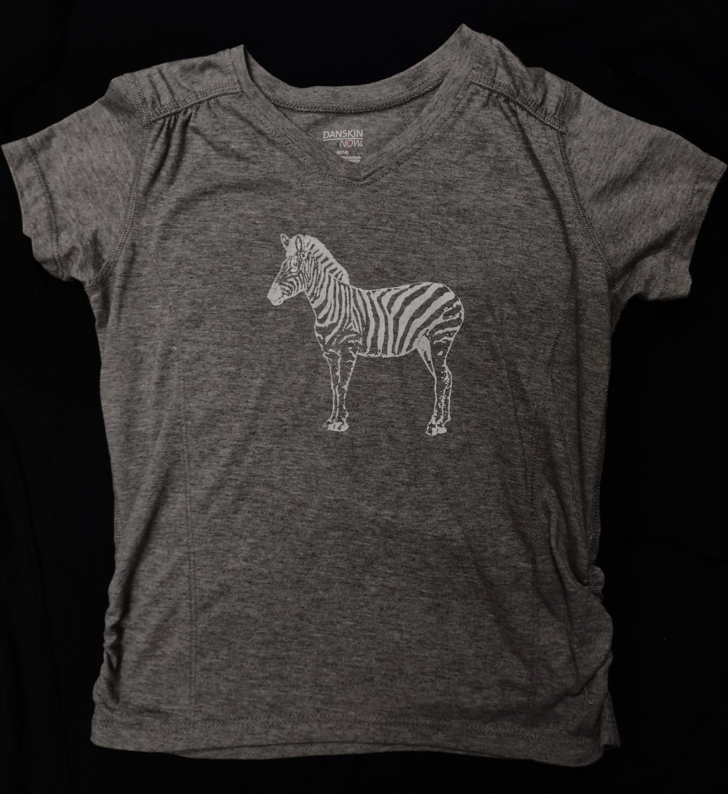 Children's medium zebra shirt